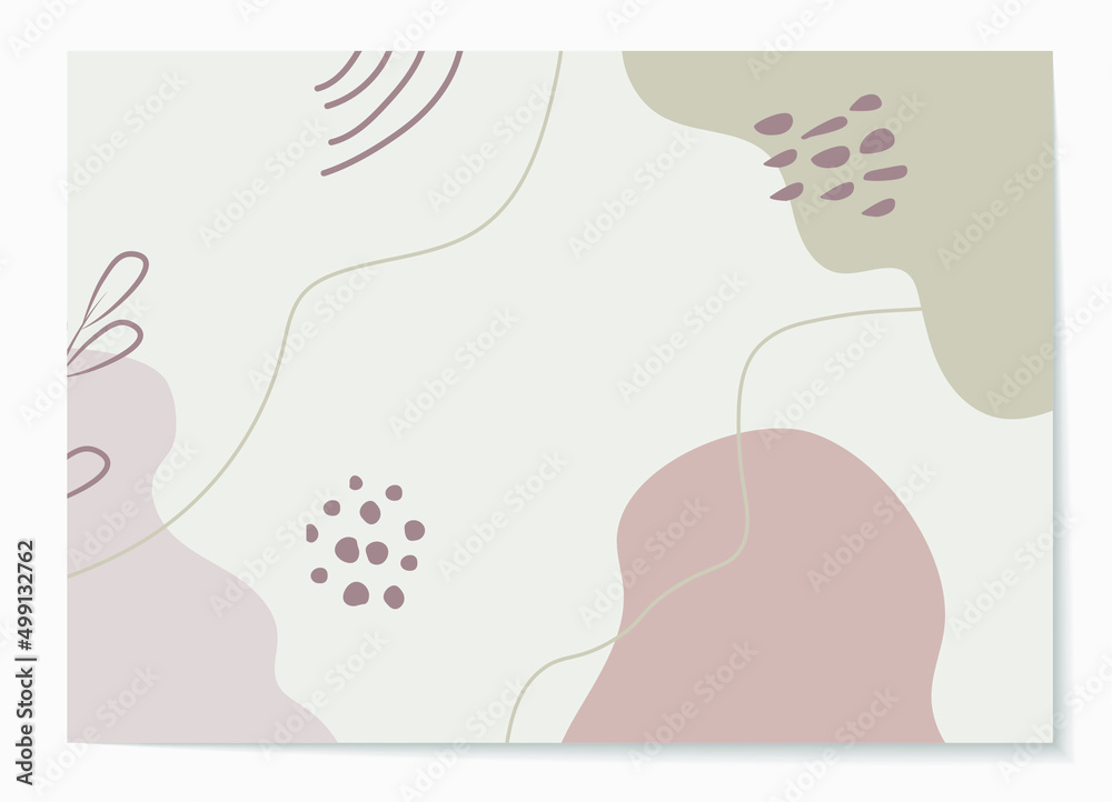 Colorful abstract background with geometric shapes in pastel shades. Banner with modern design elements Colorful abstract background with geometric shapes in pastel shades. Banner with modern design elements