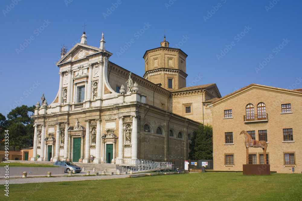 Basilica of Santa Maria in Porto and MAR - Ravenna Art Museum in Ravenna