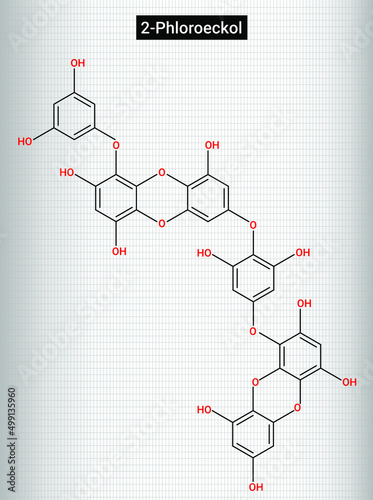 2-Phloroeckol is a phlorotannin found in the edible brown algae arame (Ecklonia bicyclis)