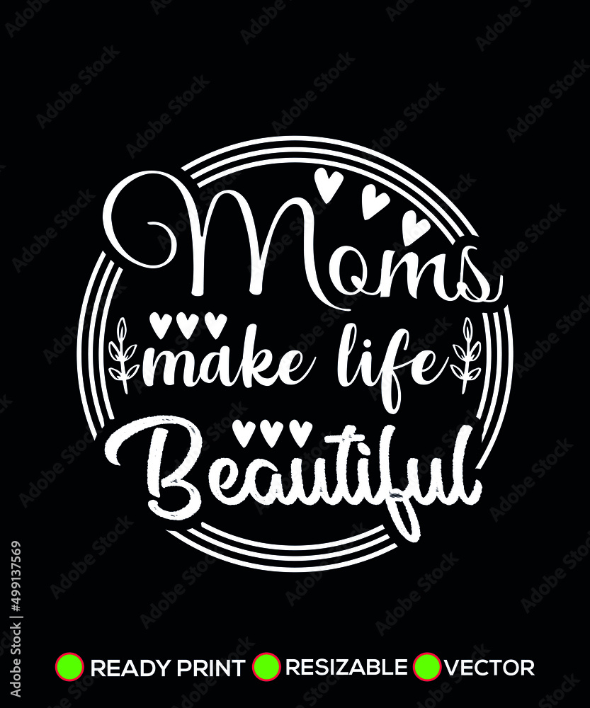 Mother's Day Design T-shirt Vector