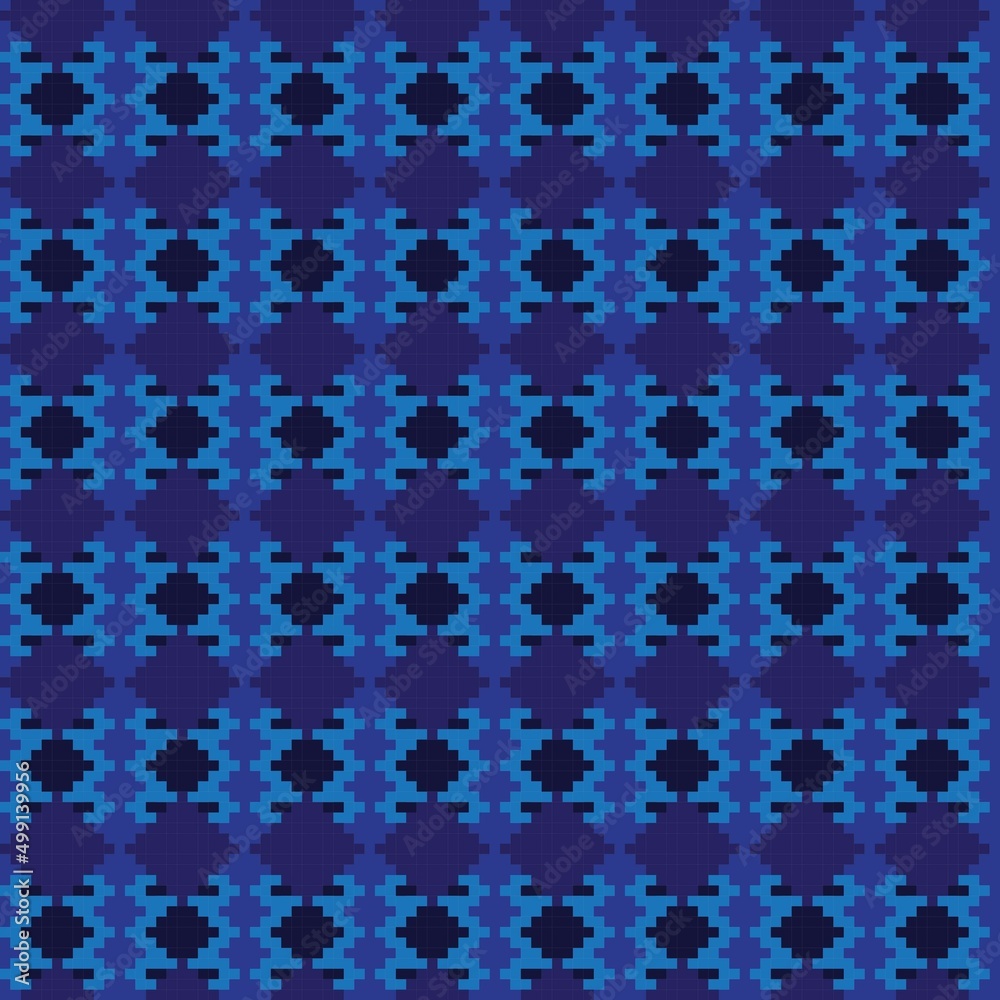 Argyle Fair Isle Seamless Pattern Design Argyle Fair Isle Seamless Pattern Design