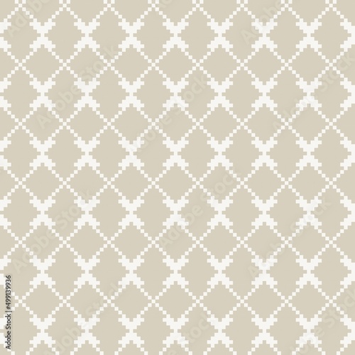 Argyle Fair Isle Seamless Pattern Design