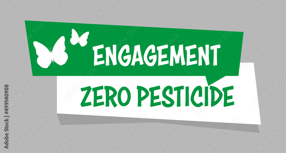 Logo engagement zéro pesticide.