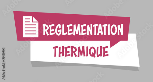 Logo réglementation thermique.