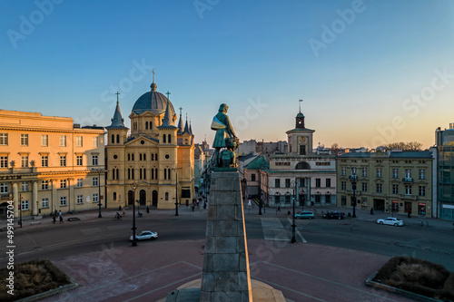Łódź- widok na Plac Wolności.  © Tomasz Warszewski