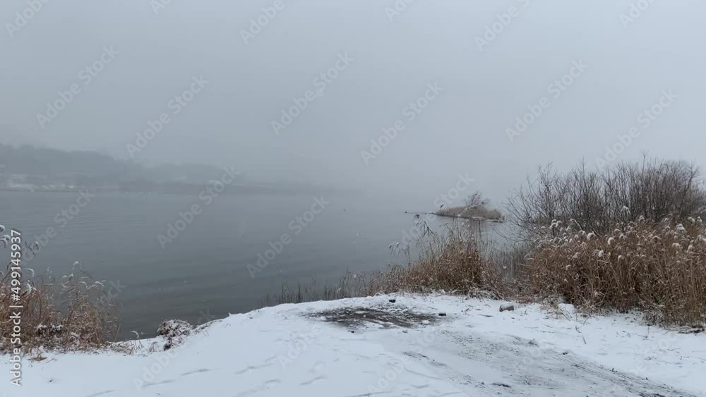 눈 내리는 북한강변, 대성리, 폭설 / Snowy North Riverside, Daeseong-ri, Heavy Snow 눈 내리는 북한강변, 대성리, 폭설 / Snowy North Riverside, Daeseong-ri, Heavy Snow