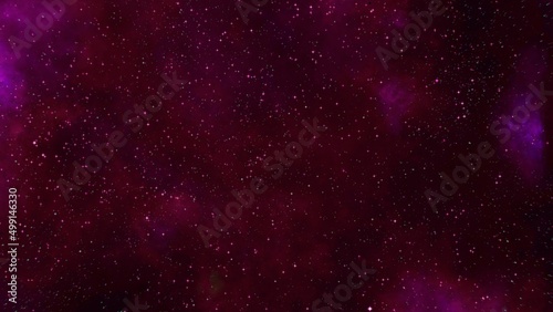 purple nebula and cosmic dust in deep space