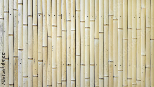 Bamboo ceiling wall