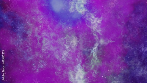 Fototapeta Naklejka Na Ścianę i Meble -  Abstract photo of a colorful purple and blue space nebula