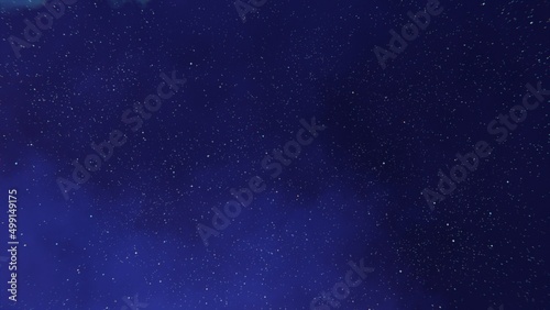 Night blue sky with stars as background and Universe