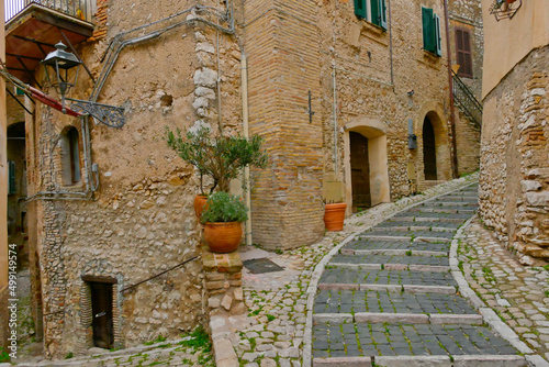 Fototapeta Naklejka Na Ścianę i Meble -  Borgo medievale di Casperia, Terni, 
 Italia