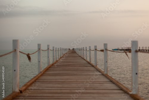 A pier on the Red Sea in Egypt