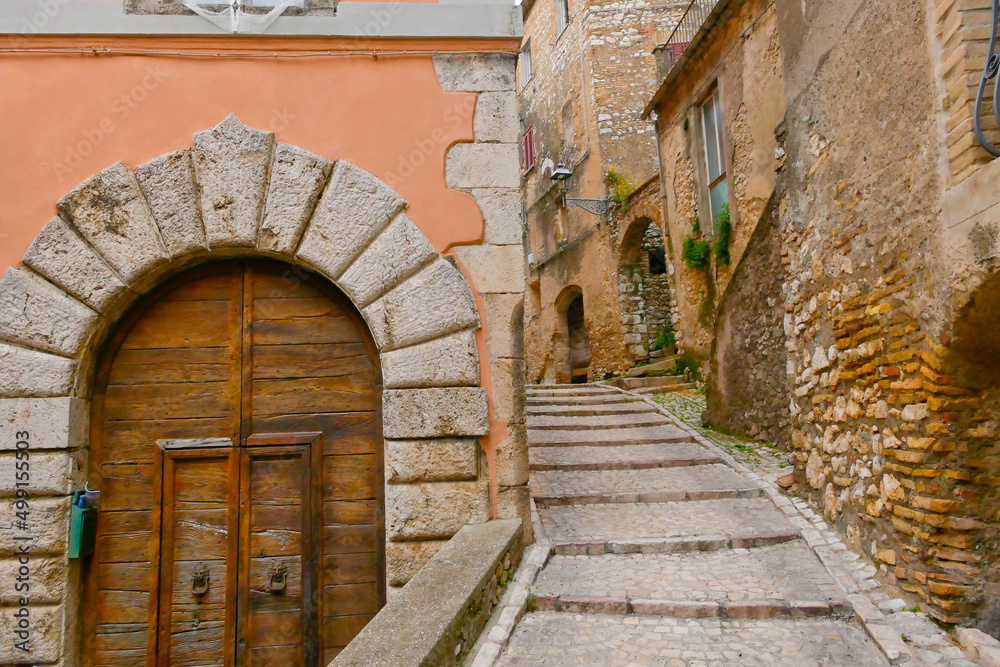 Borgo medievale di Casperia, Terni,  Italia