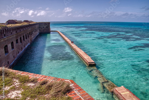 Billede på lærred Dry Tortugas National Park is very isolated