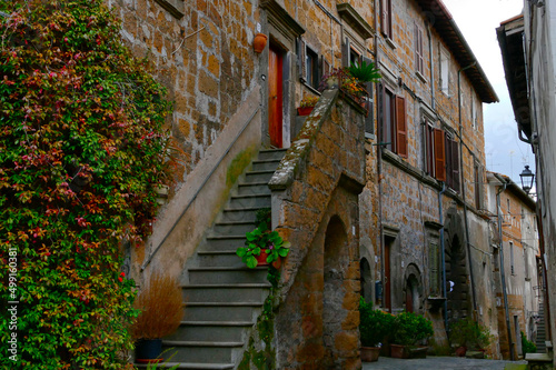 Fototapeta Naklejka Na Ścianę i Meble -  Borgo medievale di Barbarano Romano, Tuscia Viterbese, Italia