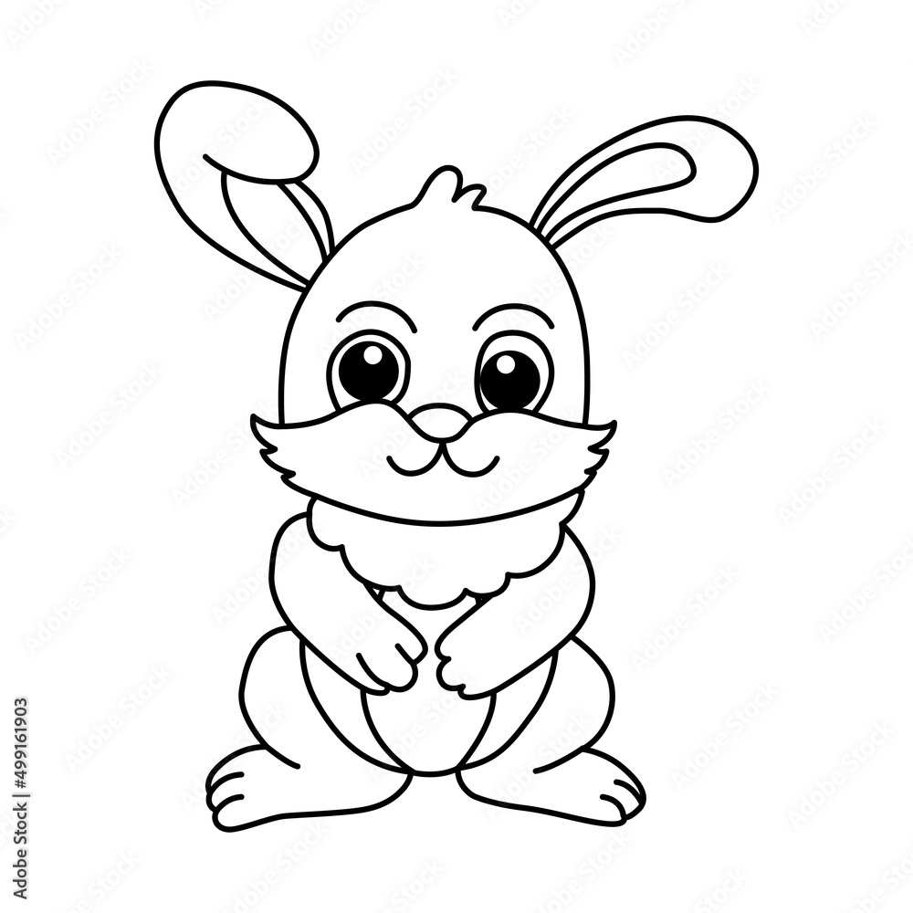 Rabbit cartoon vector illustration Rabbit cartoon vector illustration