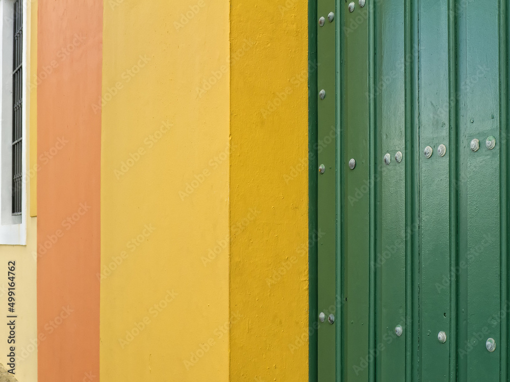 Fototapeta premium Old San Juan Colorful Doorway in Puerto Rico