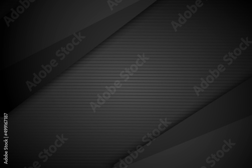 abstract metallic blue black frame layout modern tech design template background. Black metallic background with blue shiny - Vector. 