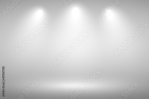 Abstract gray background. Grey gradient background blank trade show booth for designers. Background empty room with space for your text and picture. vector eps10 photo