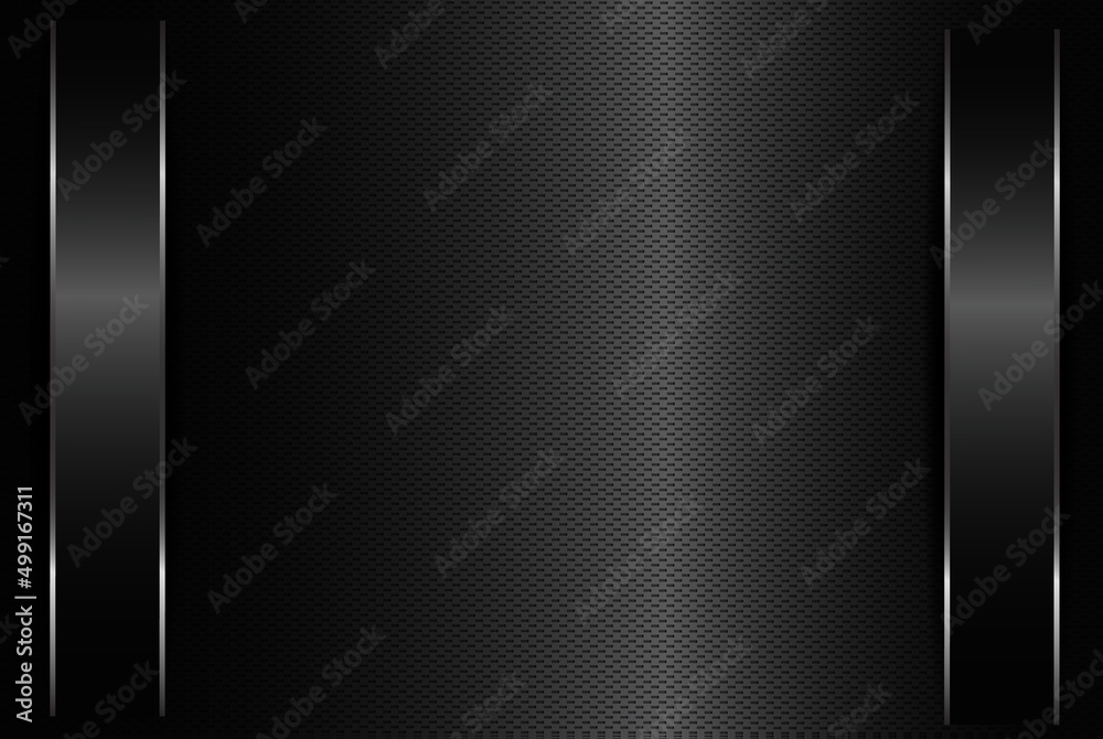 abstract metallic blue black frame layout modern tech design template ...