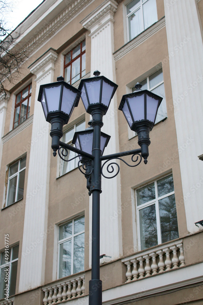 Street lamp in vintage style.