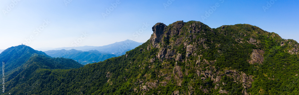 Mountain Lion Rock in Hong Kong