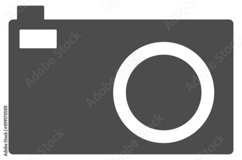 Camera icon clip art in editable vector format 