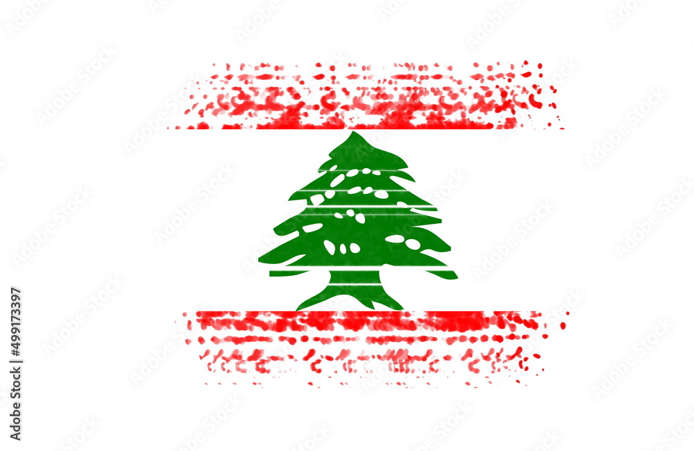 Artistic drawing painting of the flag Artistic drawing painting of the flag