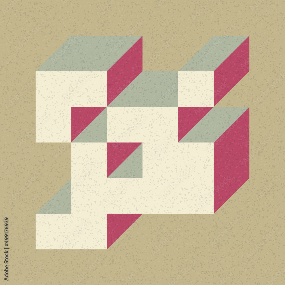 Implementation of Edward Zajec’s “Il Cubo” from 1971. Essentially a Truchet tile set of 8 tiles and rules for placement art illustration Implementation of Edward Zajec’s “Il Cubo” from 1971. Essentially a Truchet tile set of 8 tiles and rules for placement art illustration