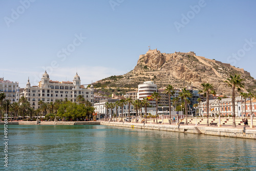 view of the city of Alicante Spain 