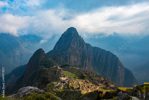 Machu Picchu en las montañas PERÚ