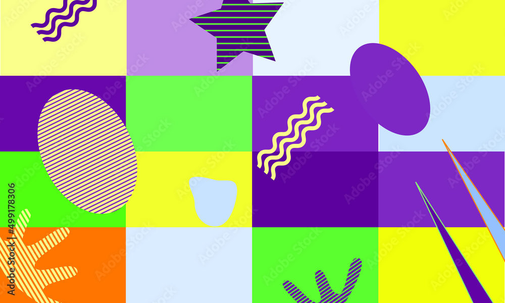 hand drawn illustration of a brush and paints