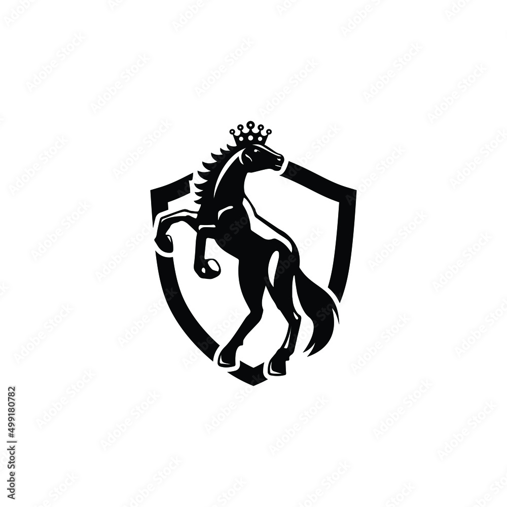 Fototapeta premium horse logo vector