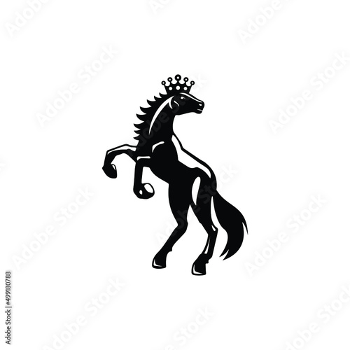 horse logo vector