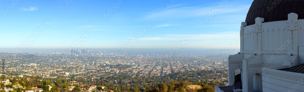 Los Angeles panorama looking from Griffith Observatory