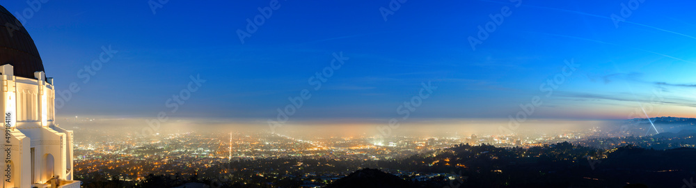 Los Angeles panorama looking from Griffith Observatory