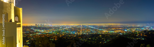Los Angeles panorama looking from Griffith Observatory.