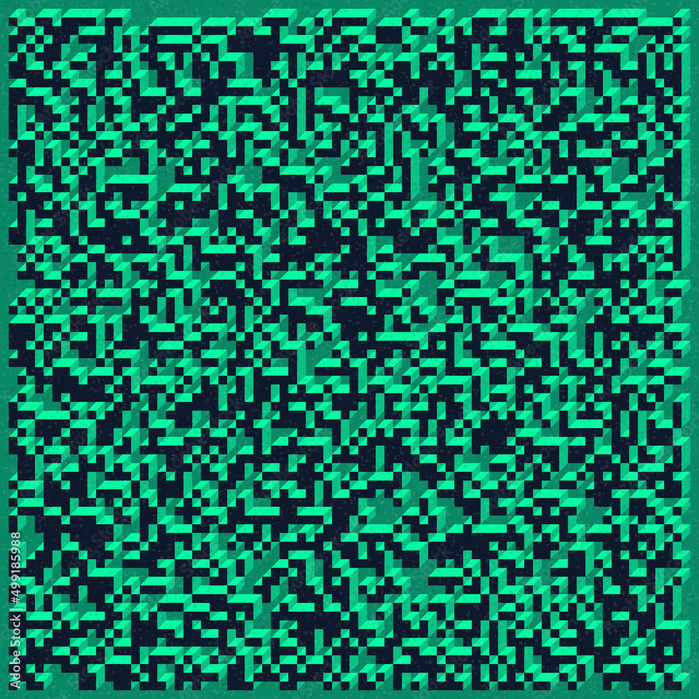 Implementation of Edward Zajec’s “Il Cubo” from 1971. Essentially a Truchet tile set of 8 tiles and rules for placement art illustration Implementation of Edward Zajec’s “Il Cubo” from 1971. Essentially a Truchet tile set of 8 tiles and rules for placement art illustration