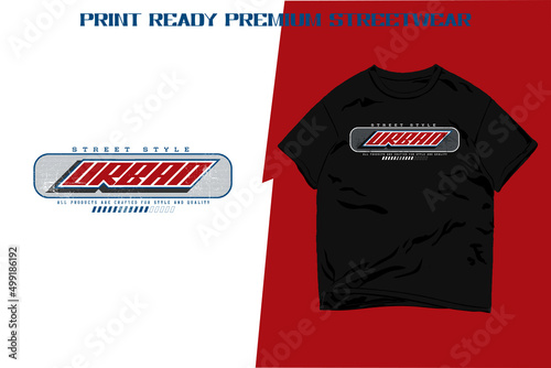 Urban Stylish print for streetwear print for tshirts and hoodies Techno style Industrial Graphic