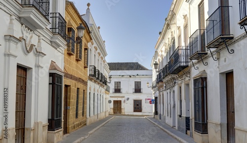 vue des rues de la ville d Osuna pr  s de S  ville en Andalousie