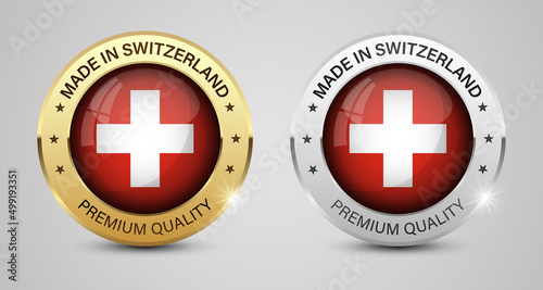 Made in Switzerland graphics and labels set.