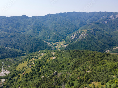 Aerial view of Rhodope Mountains, Bulgaria