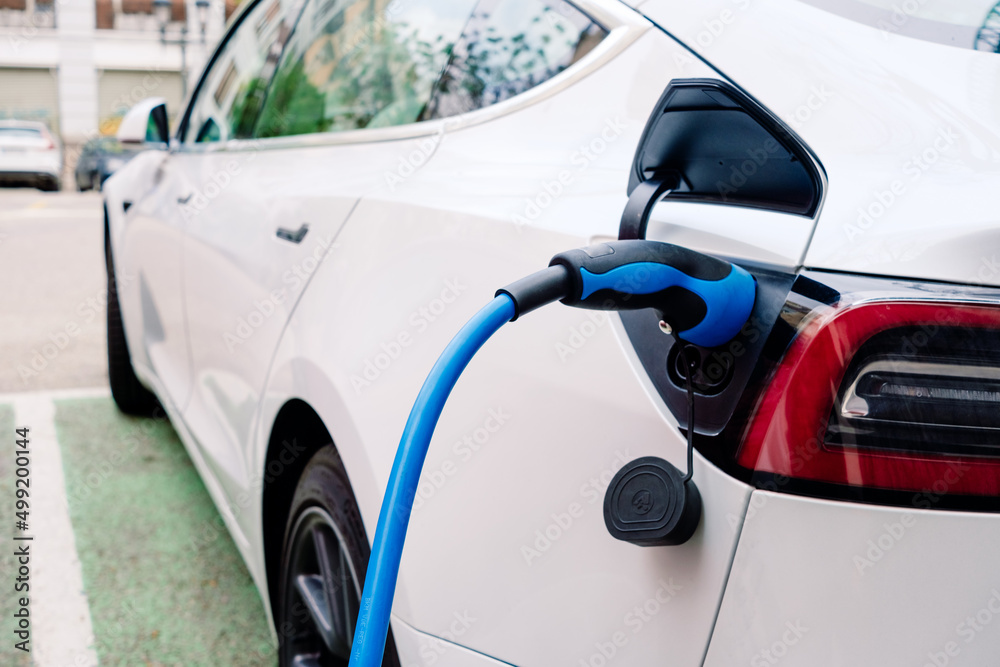 The demand for electricity to recharge electric cars is growing.