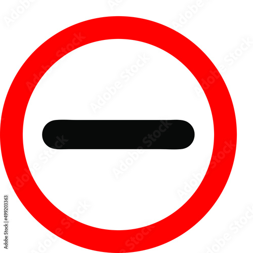 A no-entry sign, a metaphor for boundaries, halts progress on the road, symbolizing restriction and caution at 03:09 PM on June 11, 2025, in a controlled urban space.