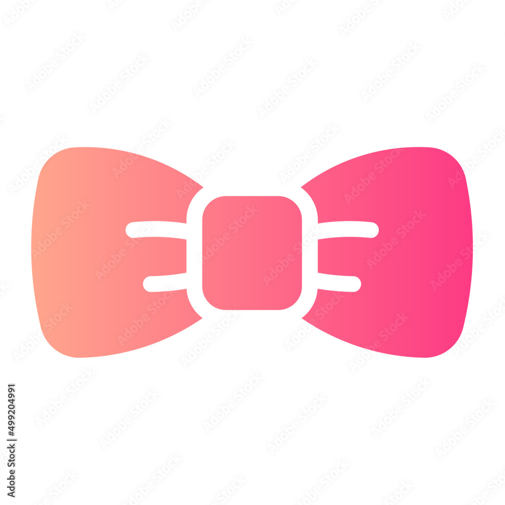 bow tie gradient icon