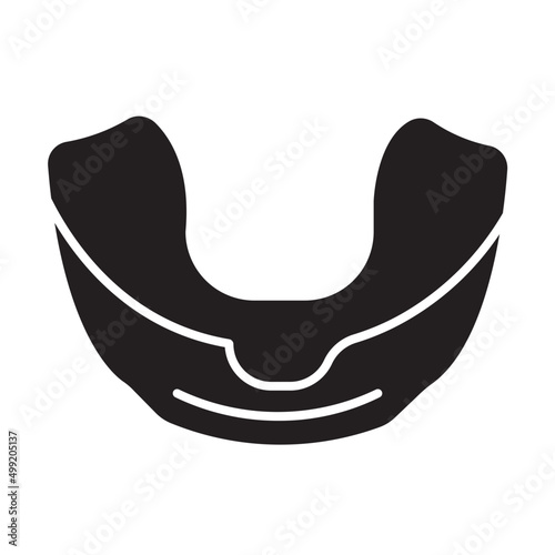 gum shield glyph icon