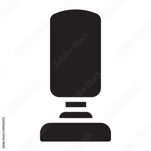 punching bag glyph icon