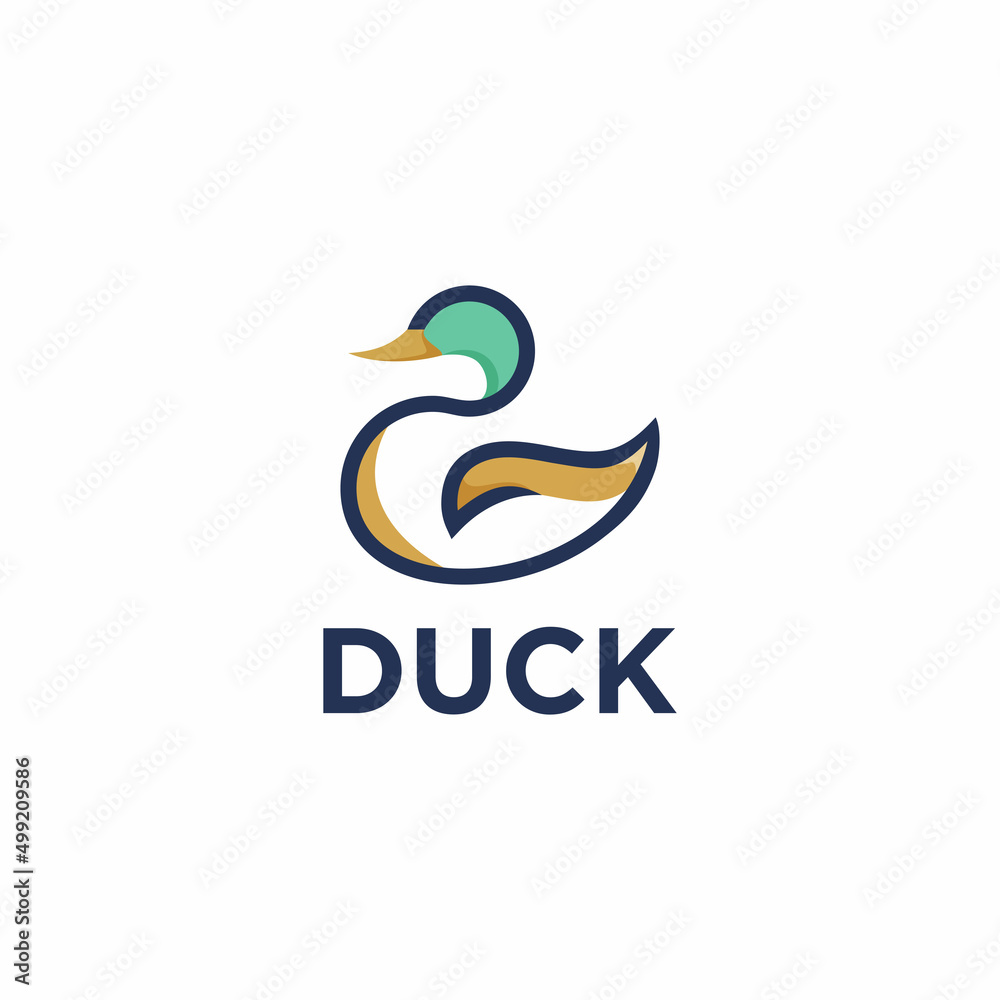 Obraz premium Duck Logo