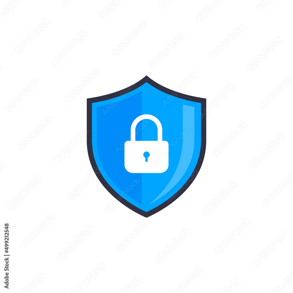 Security flat icon vector template, Technology design icon concepts, Creative design Security flat icon vector template, Technology design icon concepts, Creative design