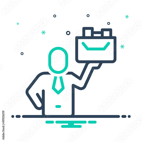 Mix icon for easily